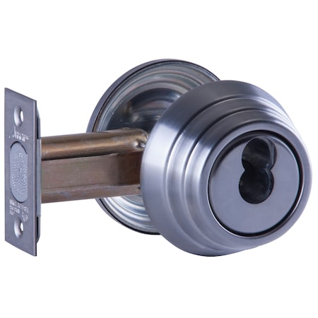 Arrow Lock E Series Grade 2, Single Cyl, Less Core, US26D, Rectangle Stk E61 26D LC